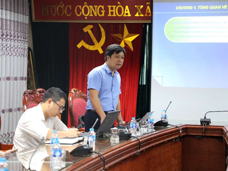 Nghiệm thu đề tài NCKH cấp trường do TS. Nguyễn Tuấn Linh chủ nhiệm