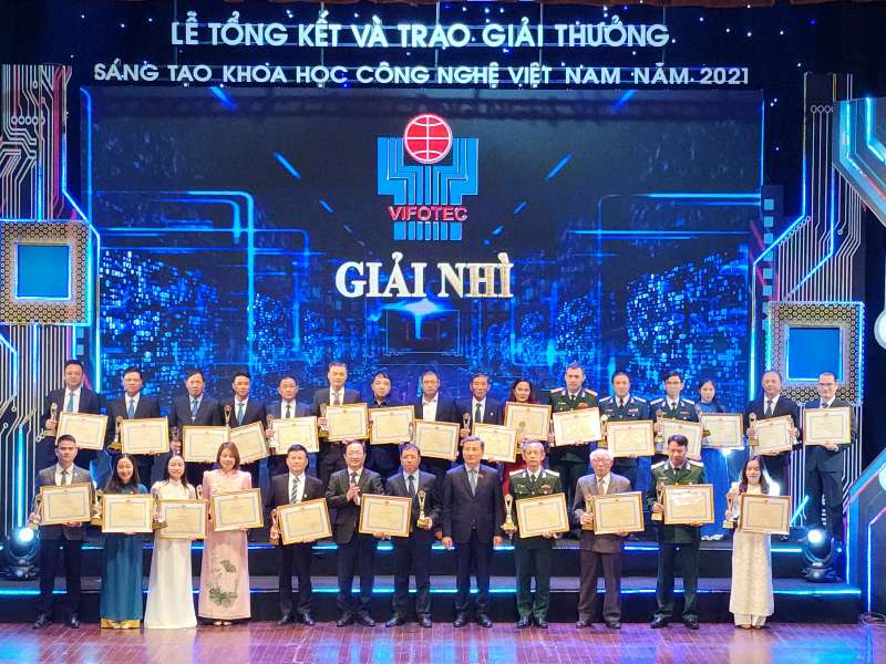 Trường Đại học Công nghiệp Hà Nội vinh dự 02 lần được vinh danh tại lễ trao “Giải thưởng Sáng tạo Khoa học Công nghệ Việt Nam năm 2021”
