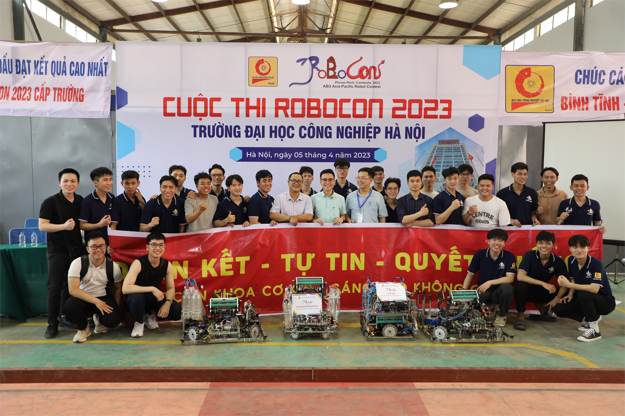 ĐT2-HaUI đạt giải Nhất cuộc thi robocon cấp Trường năm 2023