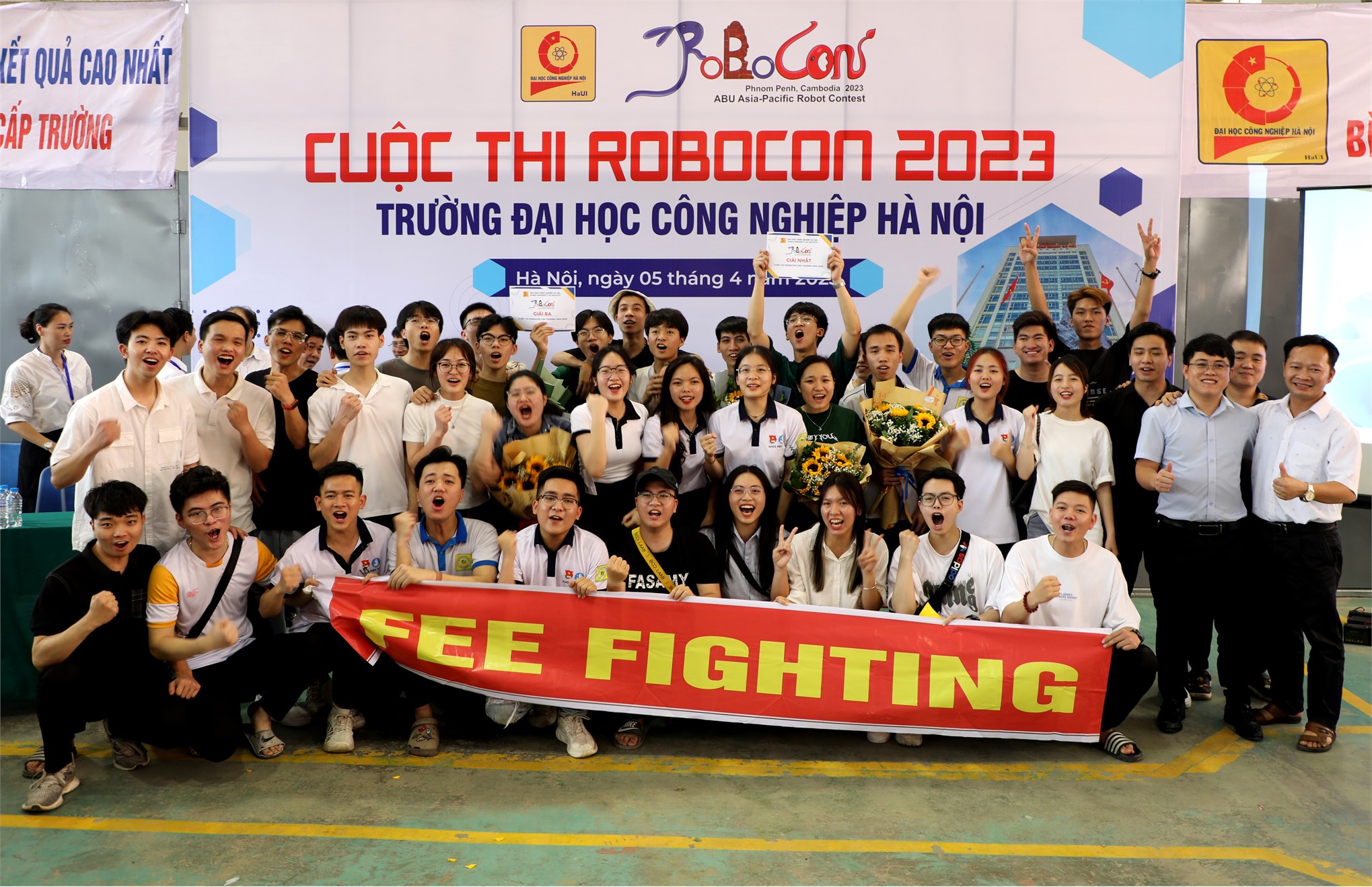 ĐT2-HaUI đạt giải Nhất cuộc thi robocon cấp Trường năm 2023