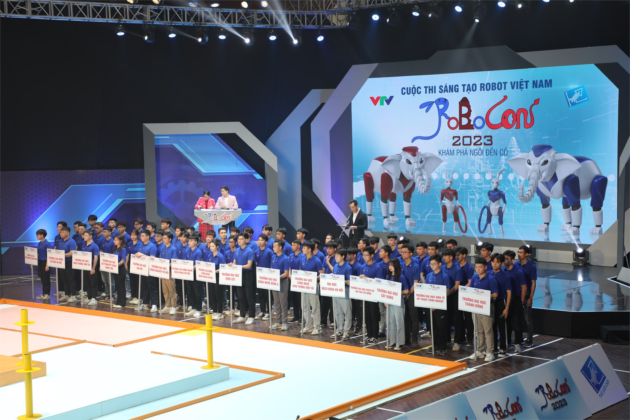 Khai mạc vòng loại Cuộc thi Sáng tạo Robot Việt Nam 2023 khu vực phía Bắc