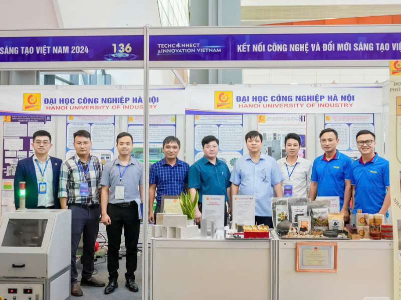 11 sản phẩm Trường Đại học Công nghiệp Hà Nội tham gia sự kiện “Kết nối công nghệ và đổi mới sáng tạo Việt Nam 2024”