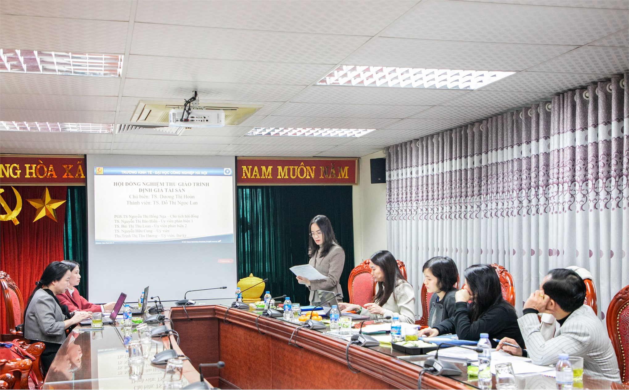 Nghiệm thu giáo trình “Định giá tài sản”