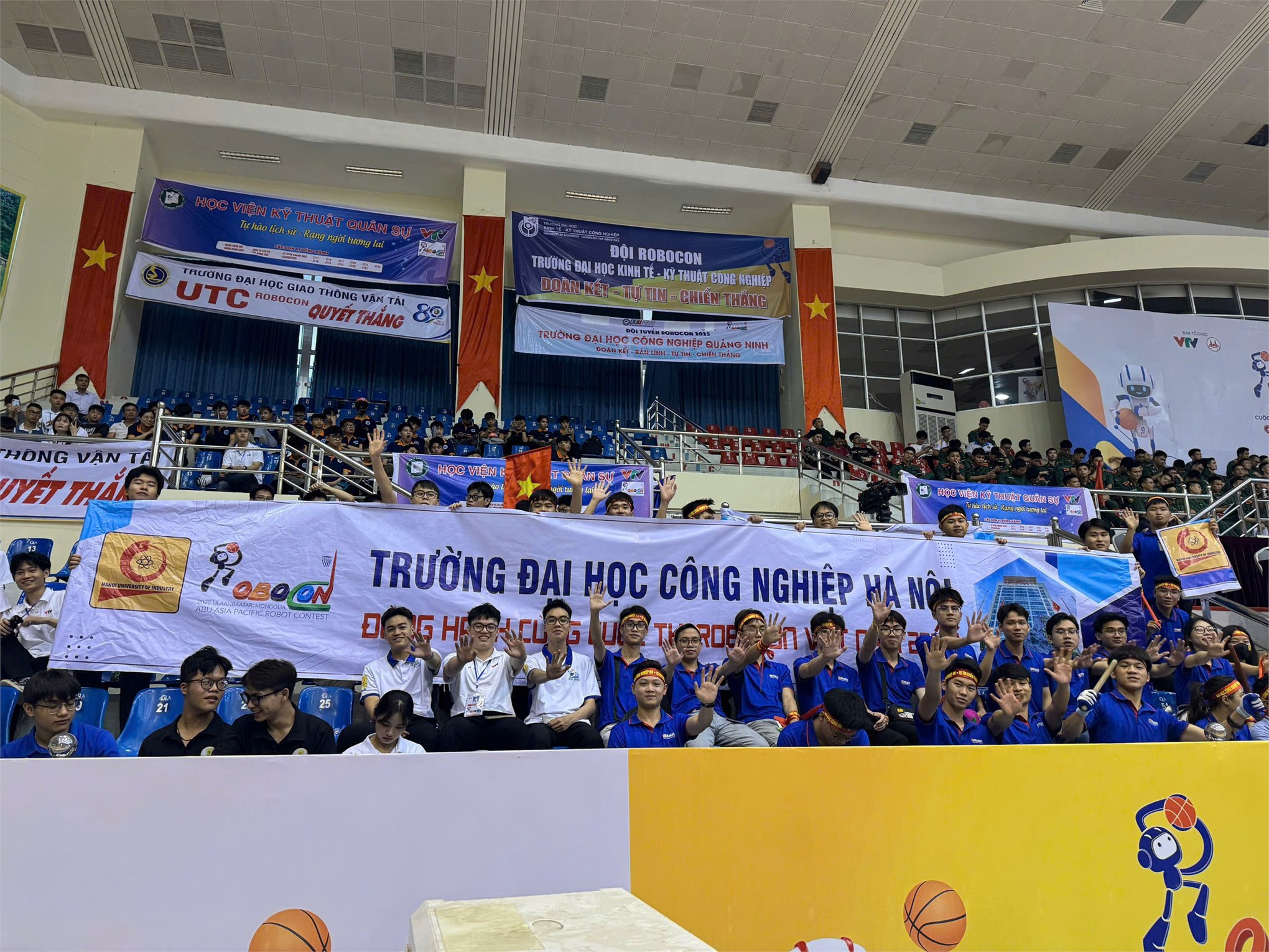 Robocon Việt Nam 2025 - Đại học Công nghiệp Hà Nội Cuộc thi tranh tài của “Những chiến binh bóng rổ”