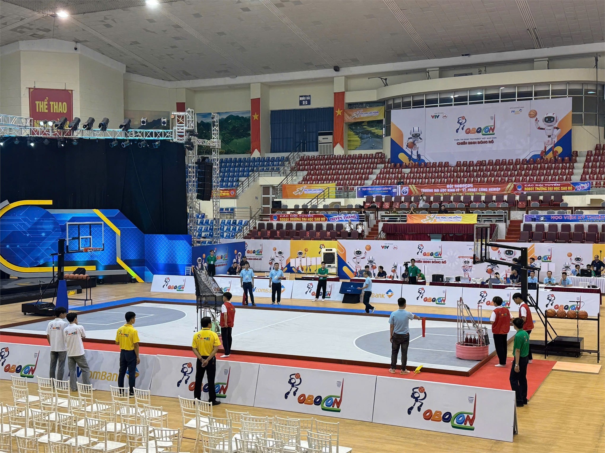 Robocon Việt Nam 2025 - Đại học Công nghiệp Hà Nội Cuộc thi tranh tài của “Những chiến binh bóng rổ”