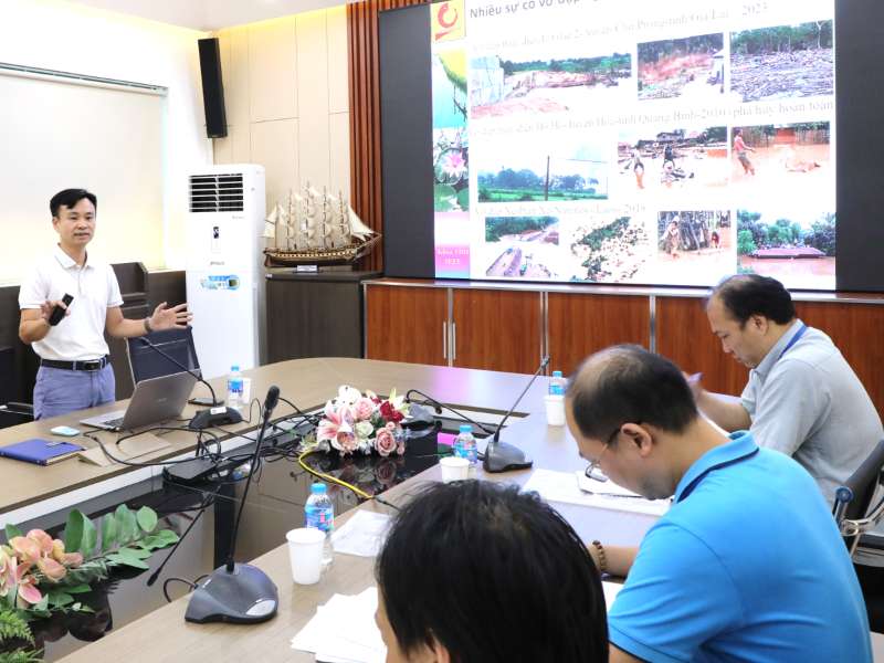 Nghiệm thu đề tài NCKH cấp Trường “ Nghiên cứu xây dựng mô hình dự báo biên độ giãn nở của đập hồ thủy điện sử dụng cảm biến môi trường và công nghệ học sâu”