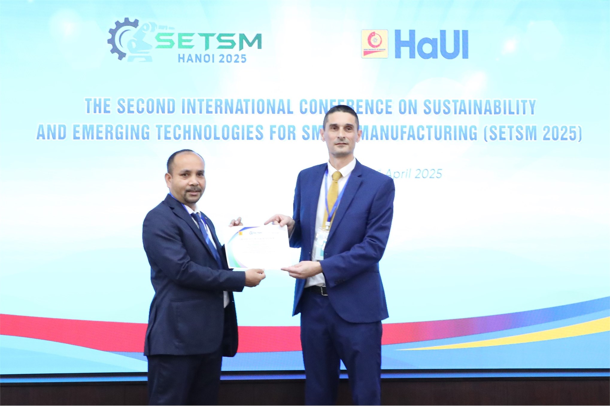 The Second International Conference on “Sustainable and Emerging Technologies for Smart Manufacturing” 2025