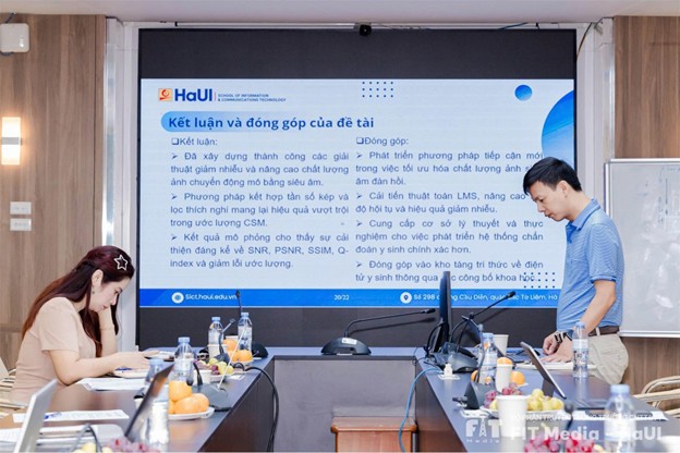 Nghiệm thu đề tài NCKH cấp Trường ‘‘Nghiên cứu xây dựng các giải thuật giảm nhiễu nhằm nâng cao chất lượng tạo ảnh chuyển động mô bằng siêu âm`