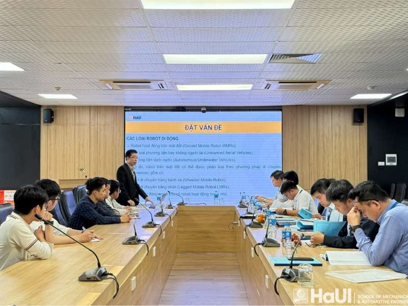 Nghiệm thu đề tài NCKH cấp Trường "Nghiên cứu, thiết kế và chế tạo robot di động làm việc trong môi trường ngoài trời sử dụng hệ thống định vị đa cảm biến"