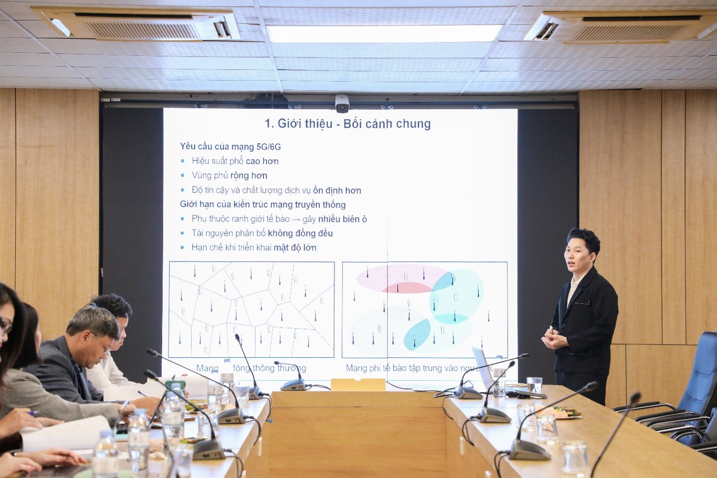 Nghiệm thu đề tài NCKH cấp Trường `Nghiên cứu giải pháp điều khiển công suất trong mạng Cell-Free Massive MIMO`