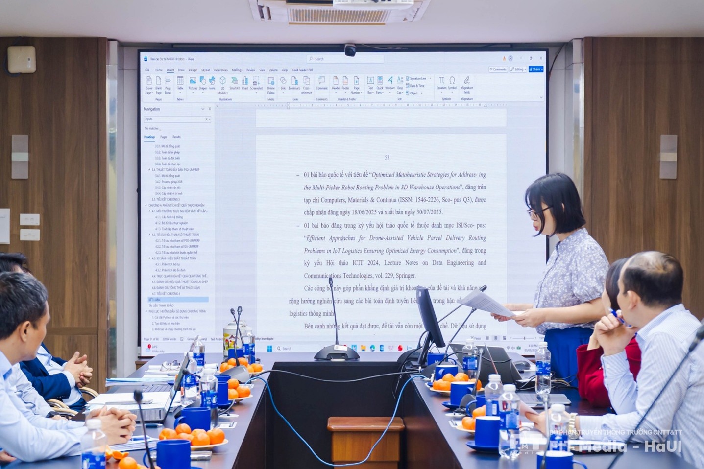 Nghiệm thu đề tài NCKH cấp cơ sở `Thuật toán Heuristic giải bài toán định tuyến trong hậu cần đô thị và mô phỏng hóa kết quả trên bản đồ giao thông Hà Nội`