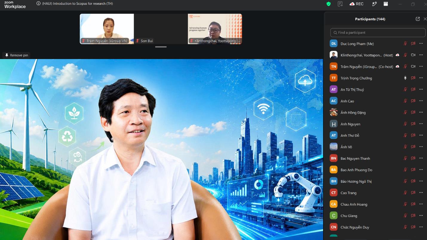 Hanoi University of Industry Organizes Scopus Database Training to Support Scientific Research