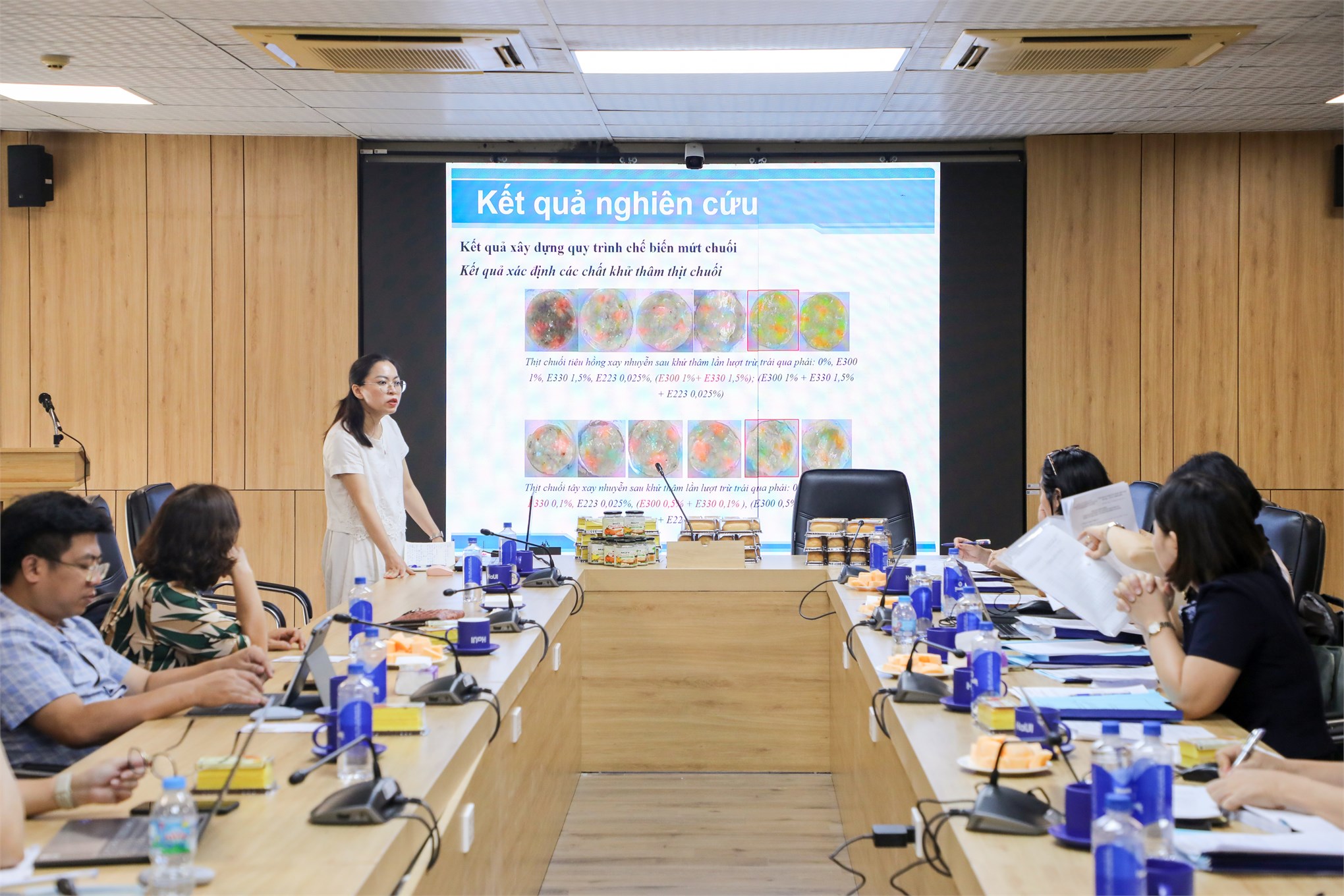 Nghiệm thu cấp cơ sở kết quả nhiệm vụ KHCN cấp tỉnh Ninh Bình “Nghiên cứu, xây dựng quy trình chế biến các sản phẩm từ quả chuối, nhằm hướng tới sản phẩm OCOP tỉnh Hà Nam”